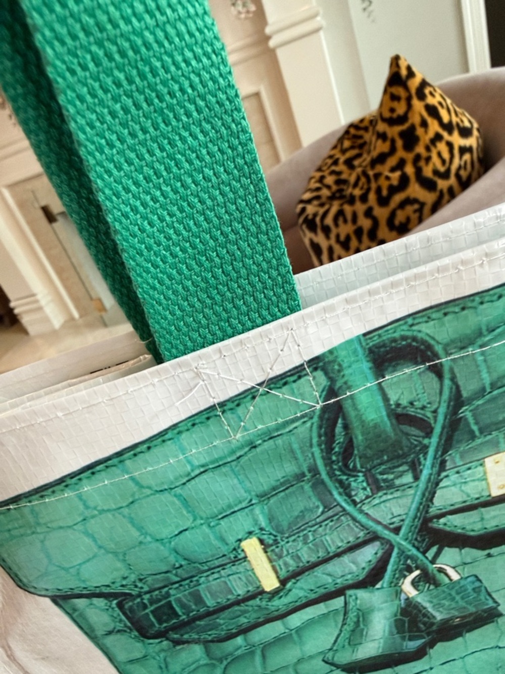 NWT : Wirkin Re-usable Tote - Emerald - Picture 5 of 5